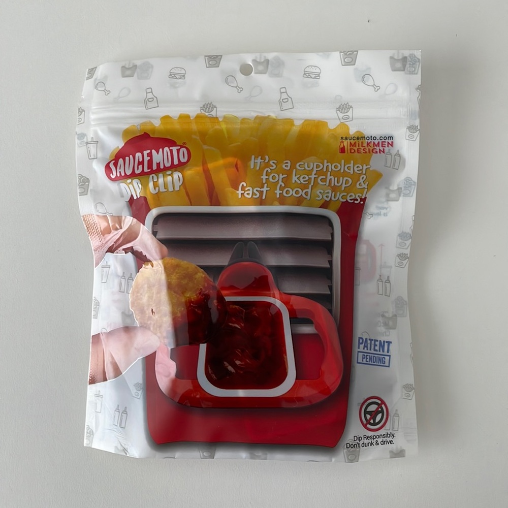[ Milkmen Design Saucemoto Ketchup & Sauce Holder for Your Car - Novelty Gift ]
